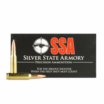 Cheap 308 Win Silver State Armory 175gr Hollow Point Boat Tail Ammunition For Sale - 20 Rounds