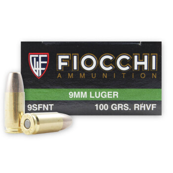 9mm Frangible Ammo For Sale - 100 gr Frangible - Fiocchi Ammunition Online