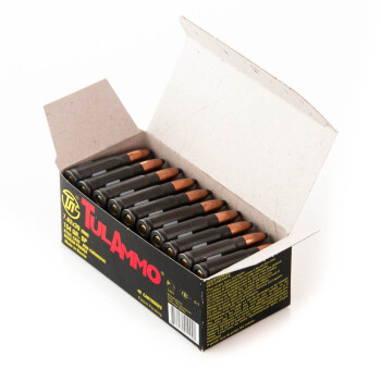 Cheap 7.62x39 Ammo For Sale - 154 Grain SP - Ammunition in Stock by Tula Cartridge Works - 40 Rounds