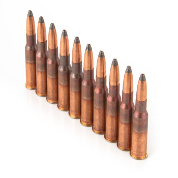 Cheap 7.62x54R Ammo In Stock - 200 gr SP - 7.62x54r Ammunition by Wolf WPA MC For Sale - 20 Rounds