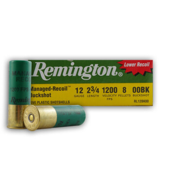 12 ga Ammo For Sale - 2-3/4" 00 Buck Ammunition by Remington