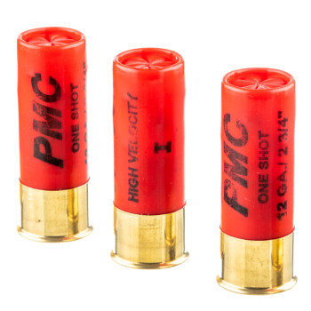 12 ga Ammo For Sale - 2-3/4" 00 Buck 9 Pellet Ammunition by PMC - 5 Rounds