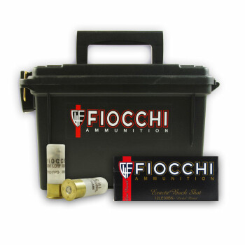 Bulk Reduced Recoil 12 ga Law Enforcement 00 Buck Shells For Sale - Fiocchi 00 Buck Law Enforcement Ammo in Plano Ammo Can - 80 Rounds