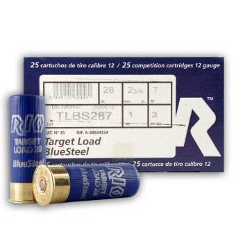 Bulk 12 ga Steel Shot For Sale - 2-3/4" 1oz Ammunition by Rio  - 25 Rounds