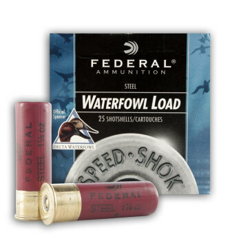 Cheap 12 ga - 3" 1-1/4 oz #3 Steel Waterfowl Load - Federal Speed-Shok - 25 Rounds