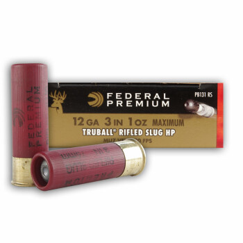 Premium 12 ga Ammo For Sale - 3" Truball HP Rifled Slug Ammunition by Federal Premium - 5 Rounds