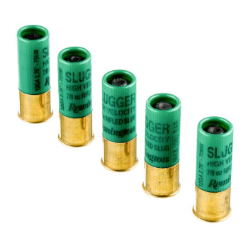 12 ga Ammo For Sale - 2-3/4" 7/8 oz. High Velocity Rifled Slug Ammunition by Remington