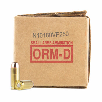 Cheap 10mm Auto Ammo For Sale - 180 Grain FMJ - American Quality Ammunition 10mm Ammunition In Stock - 250 Rounds