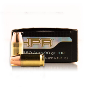 380 Auto Ammo For Sale - 90 gr Jacketed Hollow Point XTP HPR Ammunition In Stock - 50 Rounds