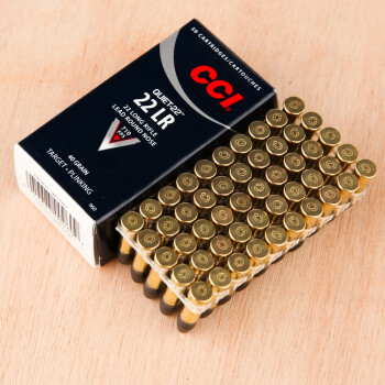 22 LR Quiet Ammo For Sale - 40 gr LRN - CCI  Ammunition In Stock - 50 Rounds