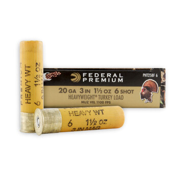 Premium 20 ga Ammo For Sale - 3" #6 Mag-Shok Ammunition by Federal Premium - 5 Rounds