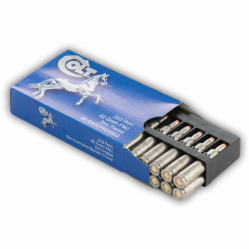 Bulk 223 Rem Ammo For Sale - 62 gr FMJ Ammunition In Stock by Colt Ammo - 500 Rounds
