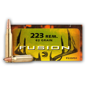 223 Rem 62 grain Federal Fusion Hunting Ammunition