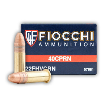 22 LR Ammo For Sale - 40 gr CPRN - Fiocchi Ammo In Stock - 50 Rounds
