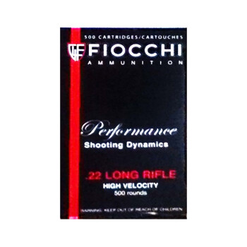 Cheap 22 LR Ammo For Sale - 38 Grain High Velocity CPHP Ammunition in Stock by Fiocchi - 50 Rounds