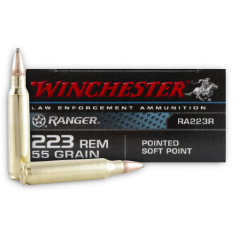 Premium 223 Rem Winchester Ranger Ammo For Sale - 55 gr PSP Ammunition In Stock by Winchester Ranger - 20 Rounds