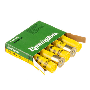 20 ga Ammo For Sale - 2-3/4" #3 Buck Ammunition by Remington
