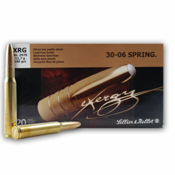 30-06 Ammo For Sale - 180 gr Exergy - Sellier & Bellot Ammo Online