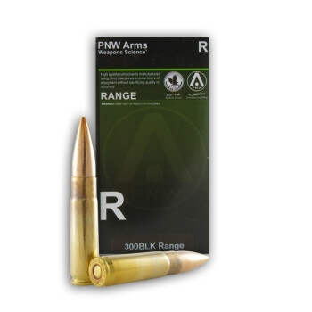 Cheap 300 AAC Blackout Ammo For Sale - 147 gr FMJ - PNW Arms - 20 Rounds