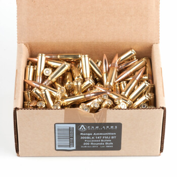 Bulk 300 AAC Blackout Ammo For Sale - 147 gr FMJ - PNW Arms - 200 Rounds