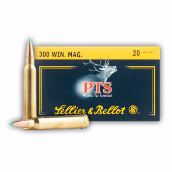 300 Winchester Magnum Polymer Tip Ammo For Sale - 180 gr Hornady SST - Sellier & Bellot Ammo Online - 20 Rounds