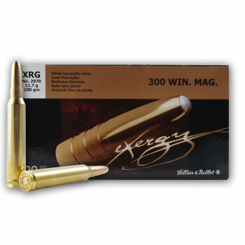 300 Winchester Magnum Lead Free Ammo For Sale - 180 gr Exergy - Sellier & Bellot Ammo Online