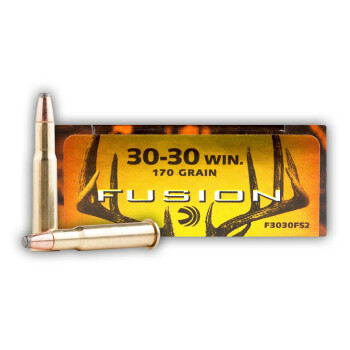 30-30 Ammo For Sale - 170 gr - Federal Fusion Ammo Online - 20 Rounds