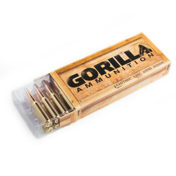 Premium 308 Win Ammo For Sale - 175 gr Boat Tail Hollow Point - Sierra Match King - Gorilla Ammunition - 20 Rounds
