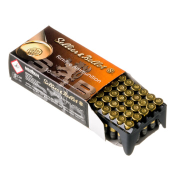 Cheap 22 LR Ammo For Sale - 40 Grain LRN Ammunition in Stock by Sellier & Bellot - 50 Rounds