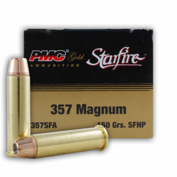 Cheap 357 Mag Defense PMC Starfire Ammo For Sale - 150 gr JHP Ammunition by PMC In Stock - 20 Rounds