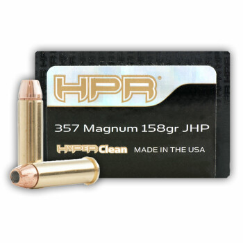 Premium 357 Mag Self Defense Ammo For Sale - 158 gr Jacketed Hollow Point XTP HPR Ammunition In Stock - 50 Rounds