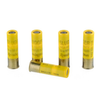 20 ga Ammo For Sale - 2-3/4" 1/2 oz. High Velocity Rifled Slug Ammunition by Remington