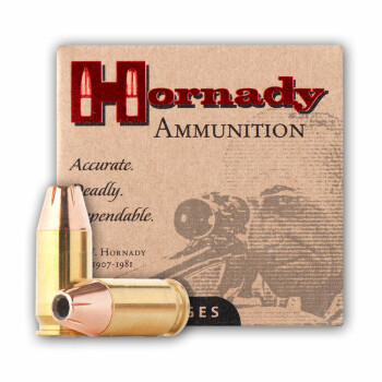 380 Auto Defense Ammo In Stock - 90 gr JHP XTP - 380 ACP Ammunition by Hornady For Sale - 25 Rounds