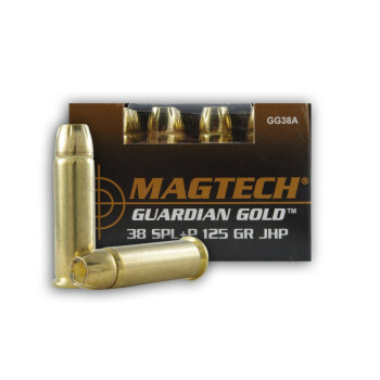 38 Special +P Ammo For Sale - 125 gr Magtech Guardian Gold Ammo Online