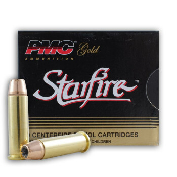 Cheap 38 Special  Defense Ammo For Sale - 125 gr JHP Ammunition by PMC Starfire In Stock - 20 Rounds