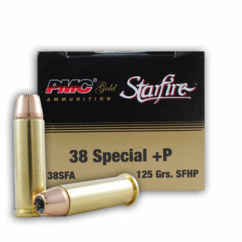 Cheap 38 Special  Defense Ammo For Sale - 125 gr JHP Ammunition by PMC Starfire In Stock - 20 Rounds