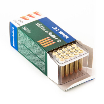 Cheap 22 Win Mag Ammo For Sale - Sellier & Bellot 22WMR 40gr JHP - 50 Rounds