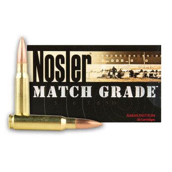 Premium 308 Ammo For Sale - 175 gr Nosler Custom Competition - Match Grade Ammo Online - 20 Rounds