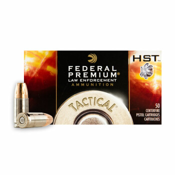 Duty 9mm Ammo For Sale - 147 gr +P JHP  - Federal LE HST Ammunition In Stock - 1000 Rounds