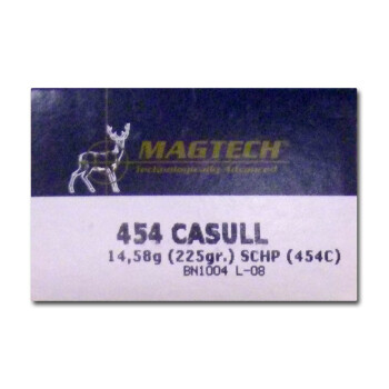 Cheap 454 Casull - 225 gr SCHP - Magtech - 20 Rounds