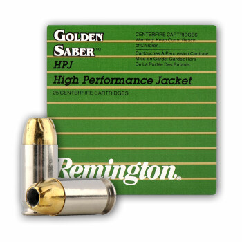 45 ACP Ammo For Sale - 230 gr JHP Remington Golden Saber .45 Auto Ammunition In Stock