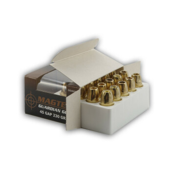 Cheap 45 GAP Ammo For Sale - 230 gr JHP - Magtech Guardian Gold Ammunition In Stock - 20 Rounds