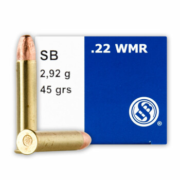 Cheap 22 Win Mag Ammo For Sale - Sellier & Bellot 22WMR 45gr LCRN - 50 Rounds