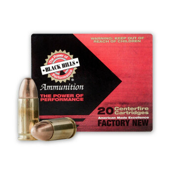Premium 9mm Ammo For Sale - 115 Grain FMJ Ammunition in Stock by Black Hills - 20 Rounds