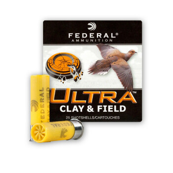Cheap 20 Gauge Ammo For Sale - 2-3/4" 7/8 oz 7 1/2 lead shot by Federal Ultra - 25 Rounds