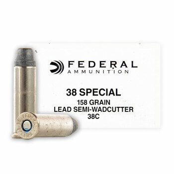 Cheap 38 Special Ammo For Sale - 158 gr LSWC Federal Ammunition In Stock - 50 rounds