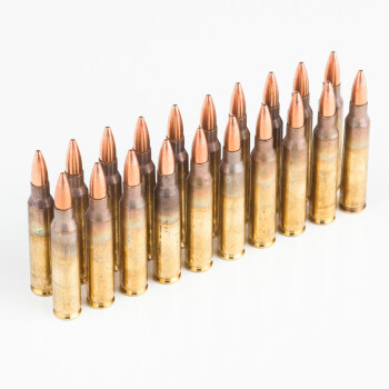 5.56x45 XM193 Ammo For Sale - 55 gr FMJ-BT  Federal Ammunition - 20 Rounds