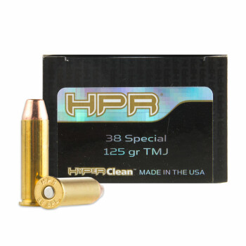 38 Special Ammo For Sale - 125 gr Total Metal Jacket HPR Ammunition In Stock - 50 Rounds