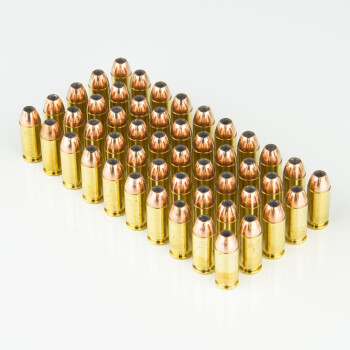 Cheap 40 S&W Ammo For Sale - 180 gr CPHP 40 cal Ammunition In Stock by BVAC - 50 Rounds
