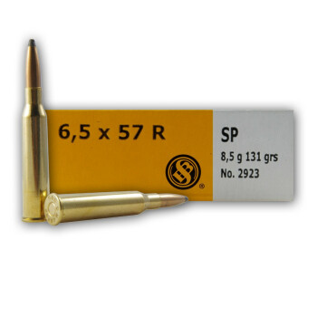 6.5x57mm Rimmed Ammo For Sale - 131 gr SP Ammunition In Stock by Sellier & Bellot - 20 Rounds
